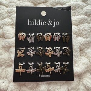 Butterfly and Dragonfly Charms - Multicolor